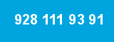 928 111 93 91 928 111 93 91